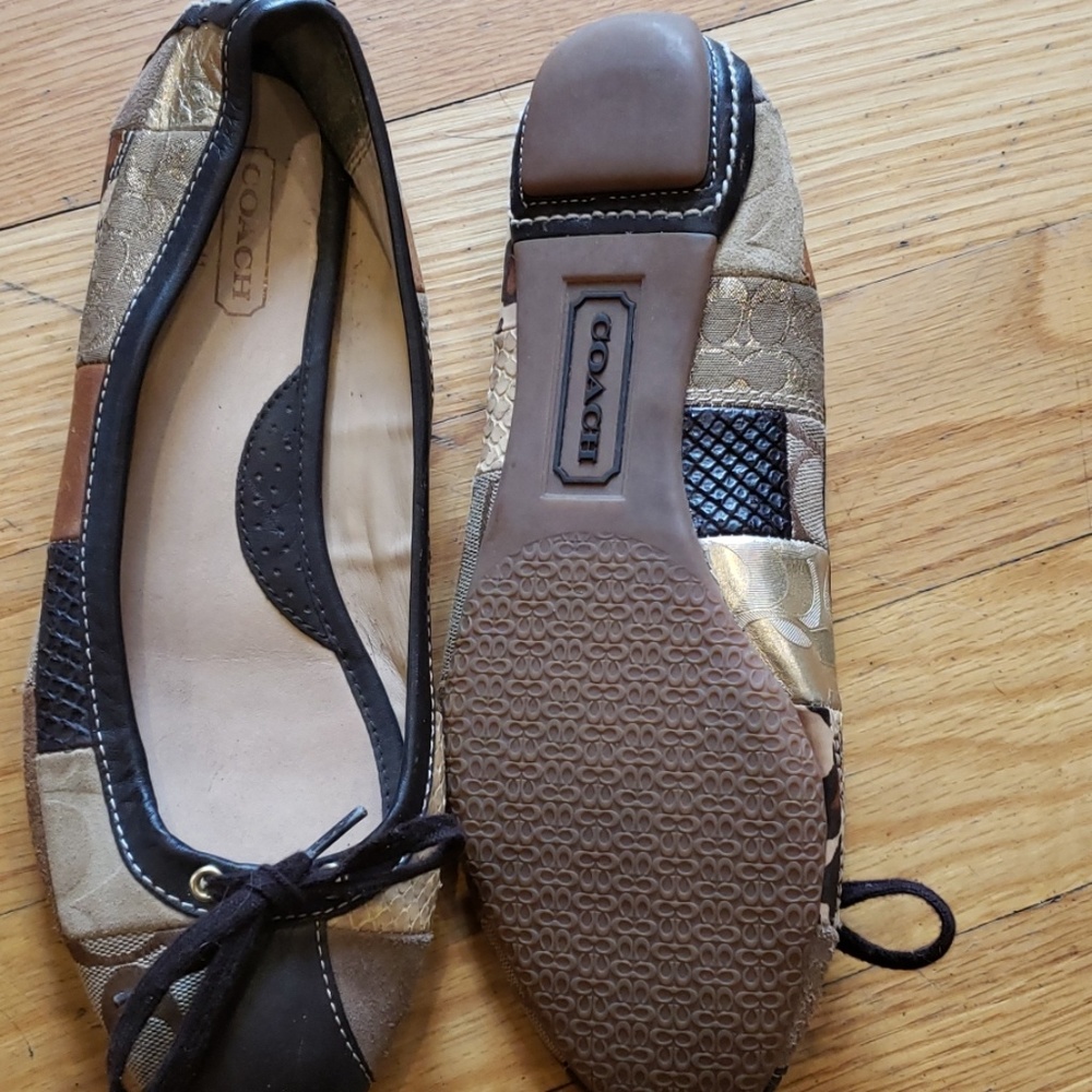 Coach ballet flats